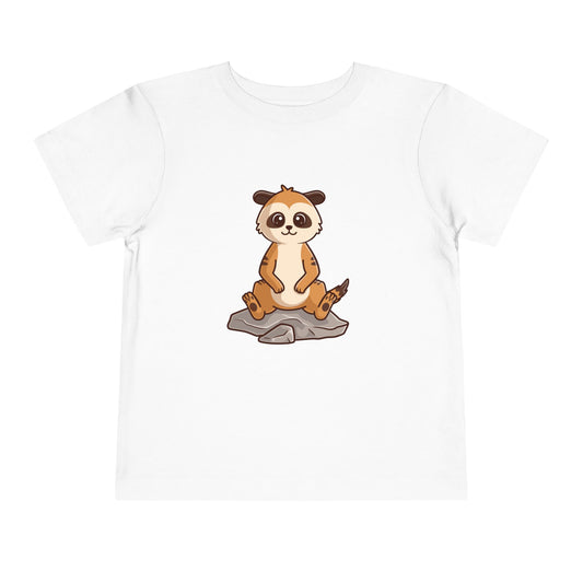 Meerkat Kawaii Style Toddler Tee Shirt by Zoo Guide™