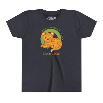 African Leopard in Zoo Guide™ Waypoint Icon Youth Tee Shirt by Zoo Guide™