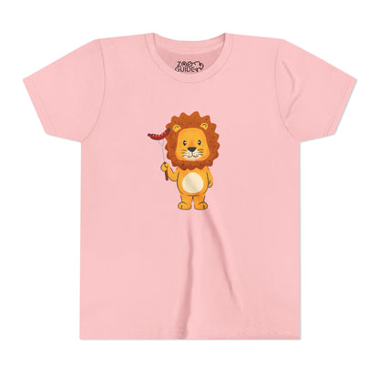 African Lion Grill Master Youth Tee Shirt by Zoo Guide™