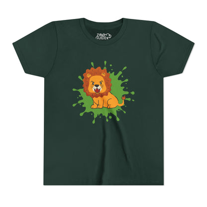 Copy of Roaring Lion Color Splash Youth Tee Shirt by Zoo Guide™