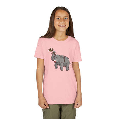 African Elephant Kawaii Style Youth Tee Shirt by Zoo Guide™