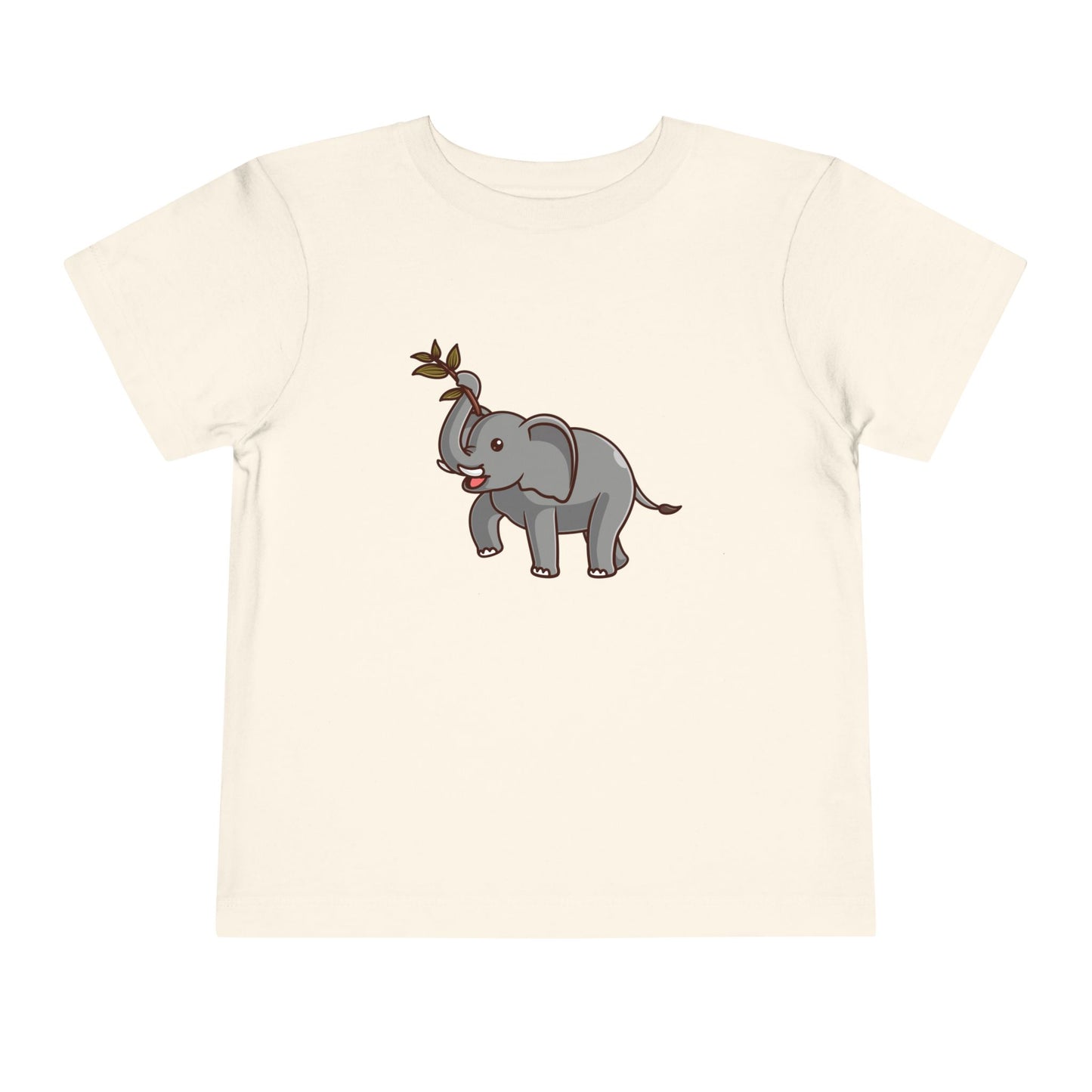 African Elephant Kawaii Style Toddler Tee Shirt by Zoo Guide™