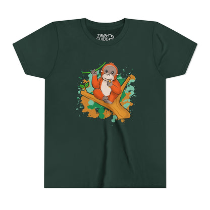 Orangutan Color Splash Youth Tee Shirt by Zoo Guide™