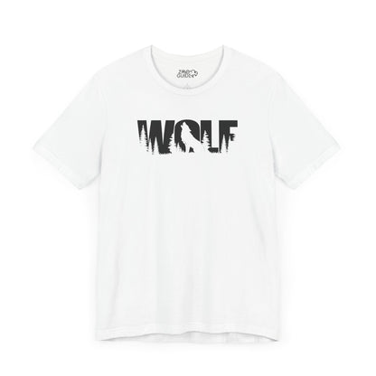 WOLF Adult Unisex Tee Shirt by Zoo Guide™