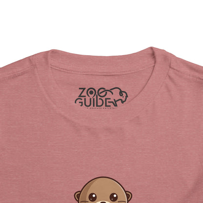 Otter Kawaii Style Toddler Tee Shirt by Zoo Guide™