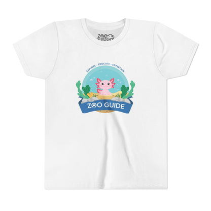 Axolotl Youth Short Sleeve Tee by Zoo Guide™