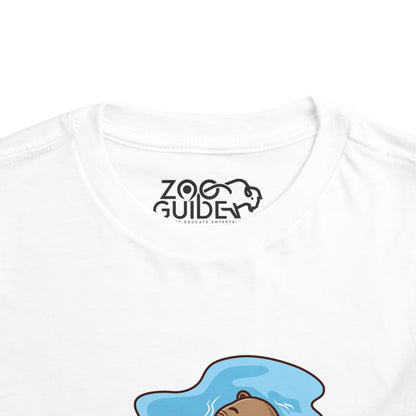 Otter Kawaii Style Toddler Tee Shirt by Zoo Guide™