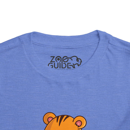 Tiger Snakin' Kawaii Style Toddler Tee Shirt by Zoo Guide™