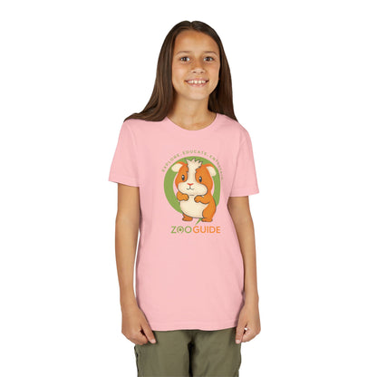 Guinea Pig Standing in Zoo Guide™ Waypoint Icon Youth Tee Shirt by Zoo Guide™