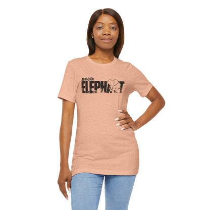 AFRICAN ELEPHANT Adult Unisex Tee Shirt by Zoo Guide™