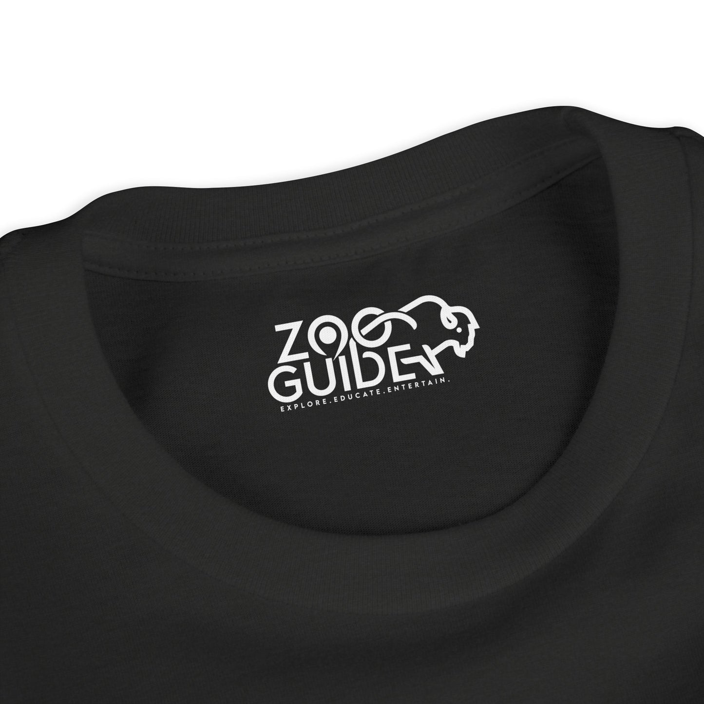 Lion Roaring in Zoo Guide™ Waypoint Icon Youth Tee Shirt by Zoo Guide™