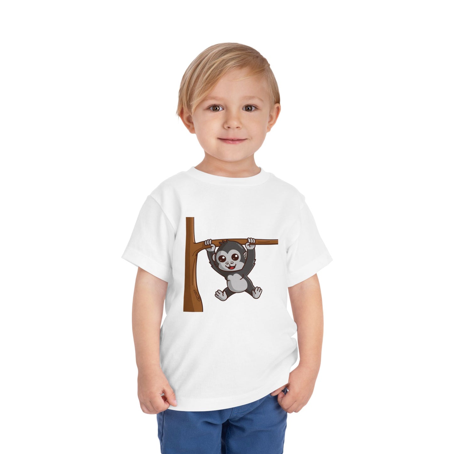 Gorilla Kawaii Style Toddler Tee Shirt by Zoo Guide™