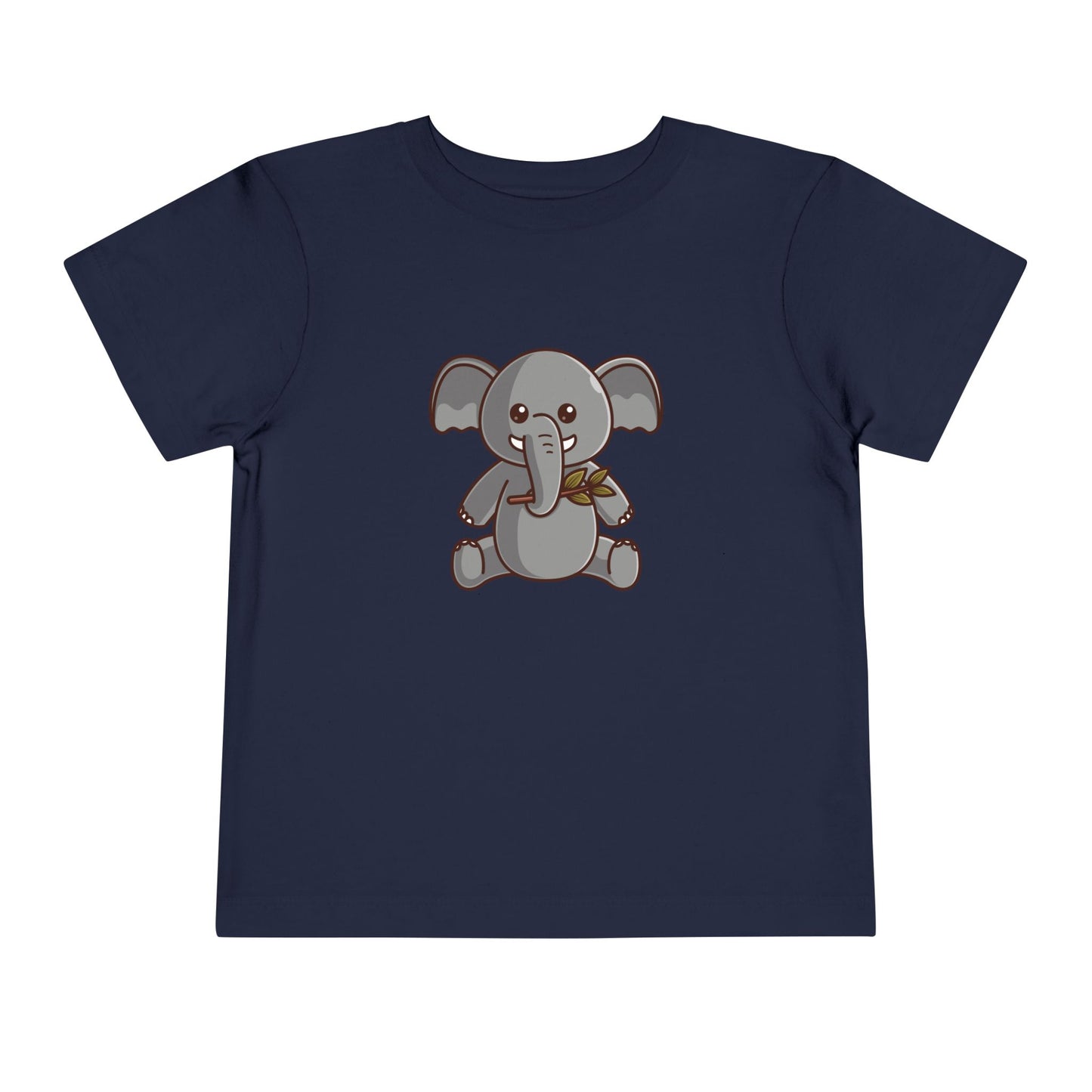 African Elephant Kawaii Style Toddler Tee Shirt by Zoo Guide™