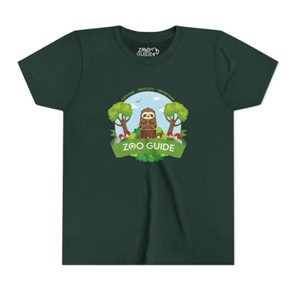 Sloth Youth Short Sleeve Tee by Zoo Guide™