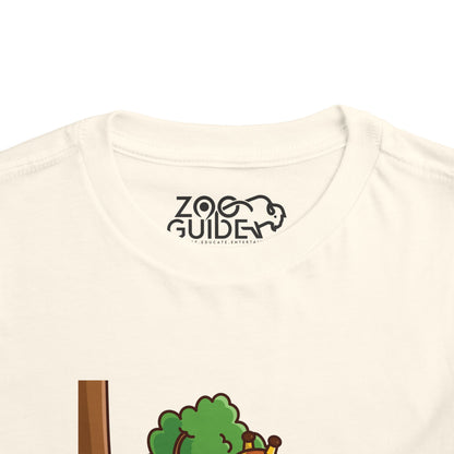 Giraffe Snackin' Kawaii Style Toddler Tee Shirt by Zoo Guide™