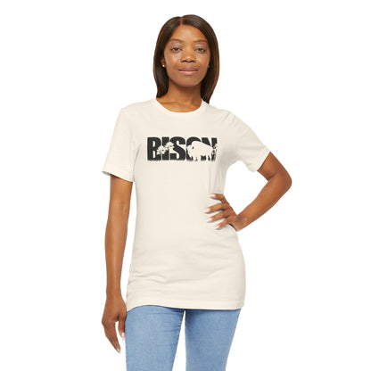 BISON Adult Unisex Tee Shirt by Zoo Guide™