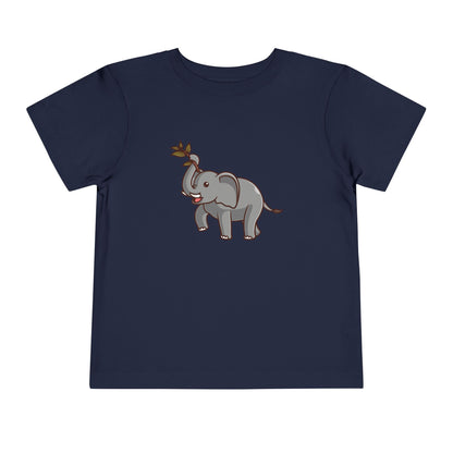 African Elephant Kawaii Style Toddler Tee Shirt by Zoo Guide™