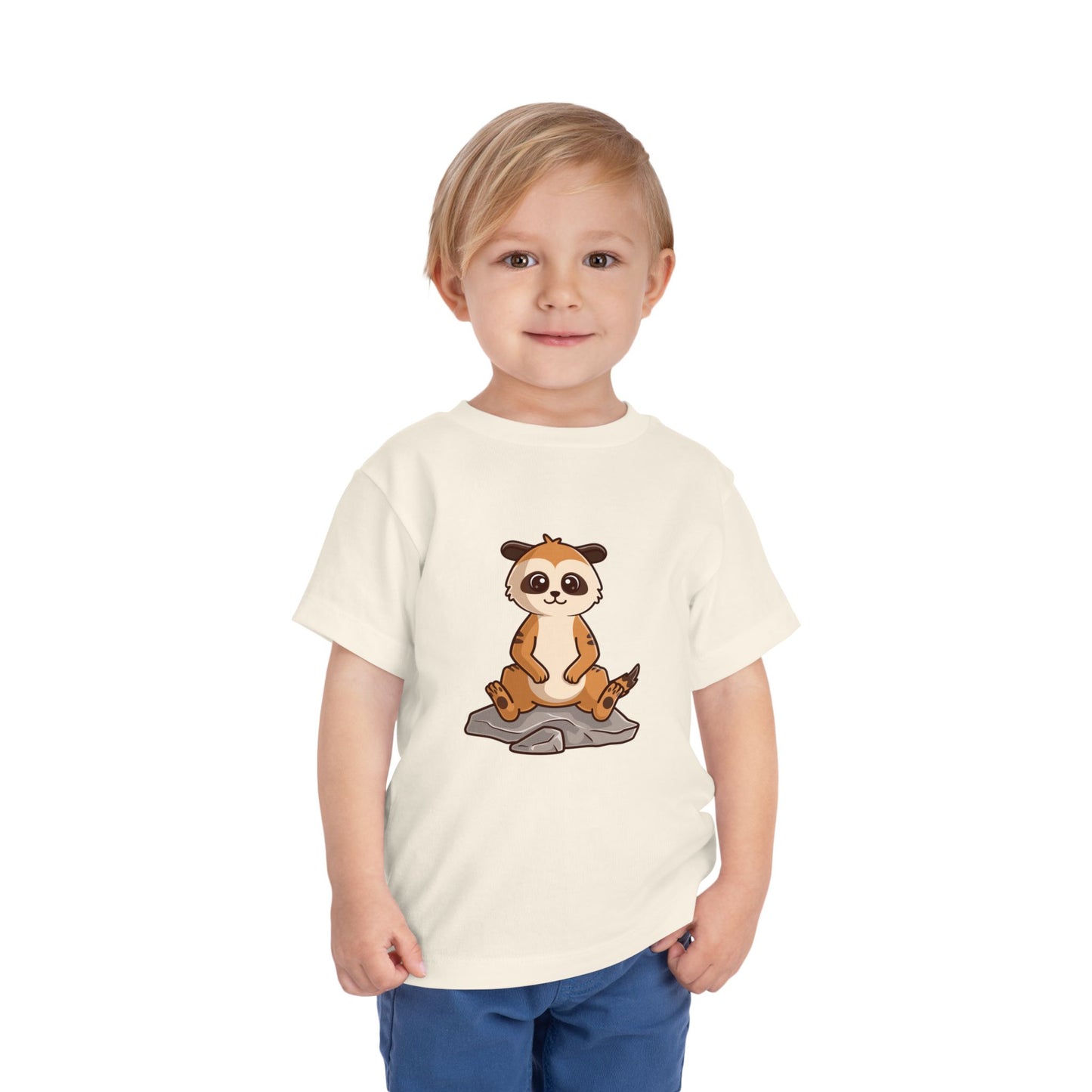 Meerkat Kawaii Style Toddler Tee Shirt by Zoo Guide™