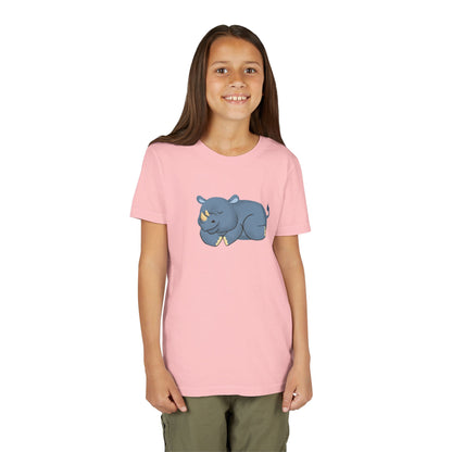 Rhino Nap Time Youth Tee Shirt by Zoo Guide™
