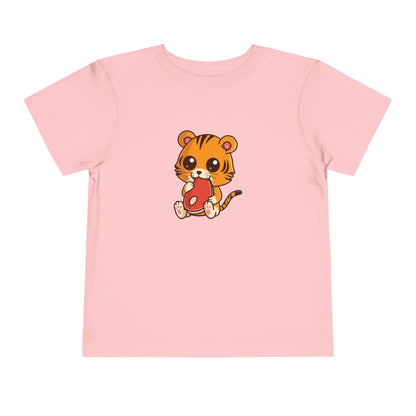 Tiger Snakin' Kawaii Style Toddler Tee Shirt by Zoo Guide™