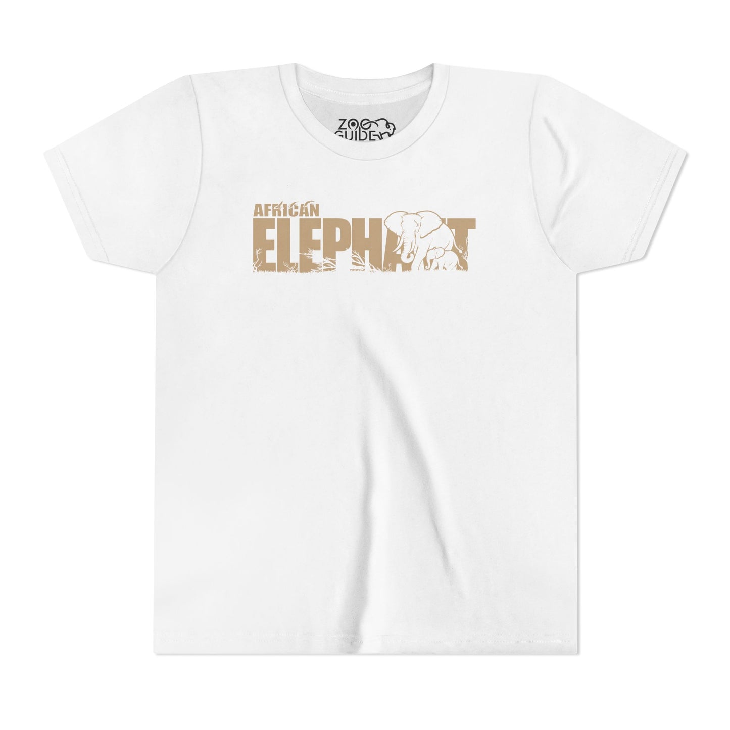 AFRICAN ELEPHANT Youth Tee Shirt by Zoo Guide™