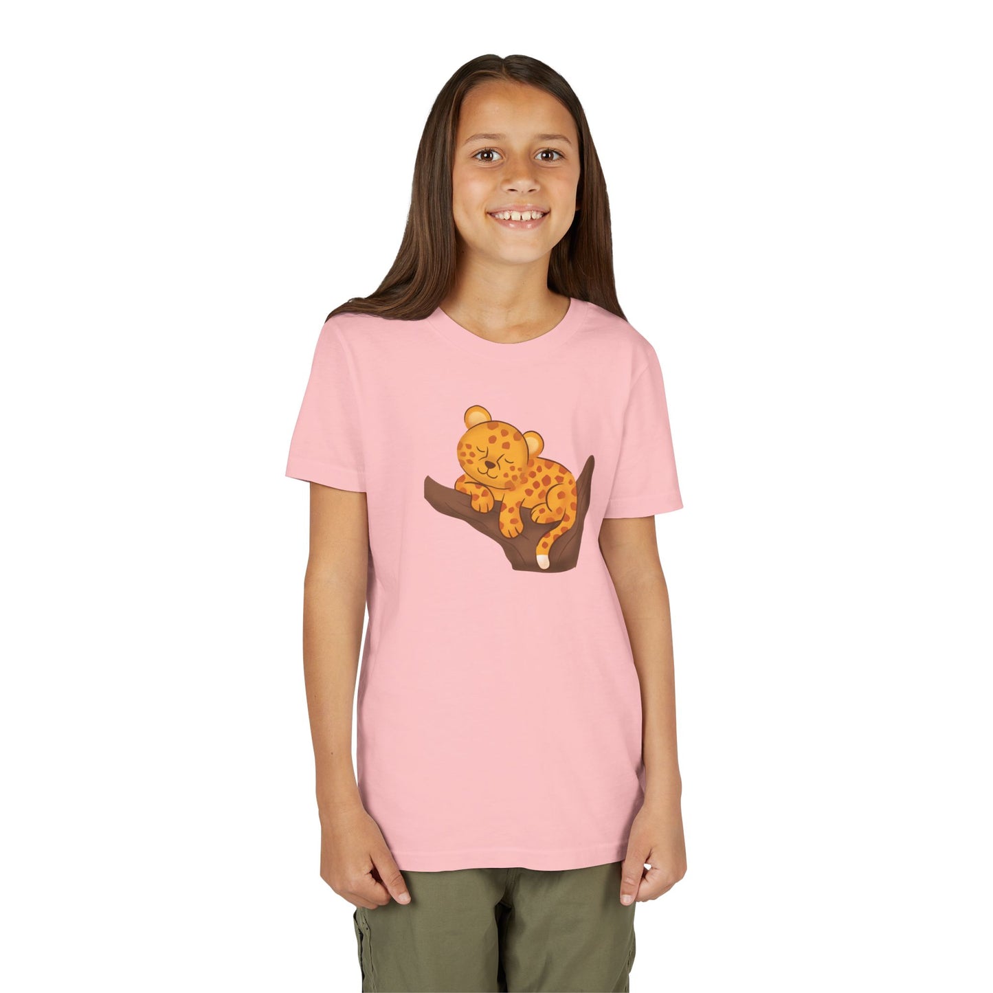 African Leopard in Tree Youth Tee Shirt by Zoo Guide™