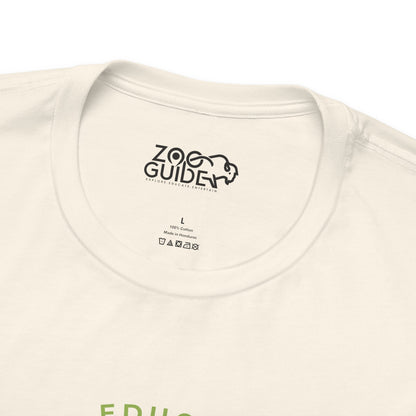 Sloth 'Hang in there' Adult Unisex Tee Shirt by Zoo Guide™