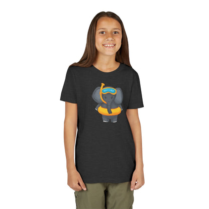 African Elephant "Beach Day" Youth Tee Shirt by Zoo Guide™