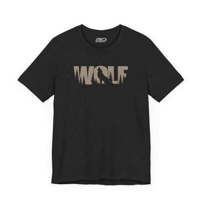 WOLF Color Adult Unisex Tee Shirt by Zoo Guide™