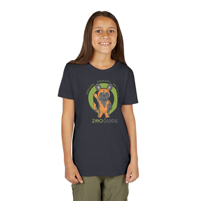 African Painted Dog Waving in Zoo Guide™ Waypoint Icon Youth Tee Shirt by Zoo Guide™