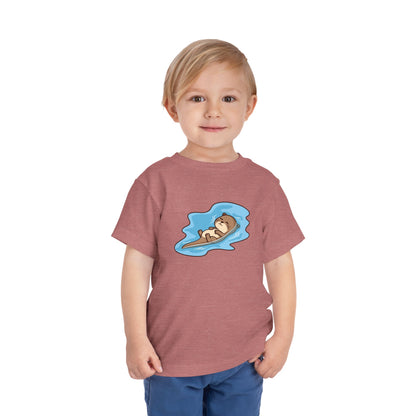 Otter Kawaii Style Toddler Tee Shirt by Zoo Guide™