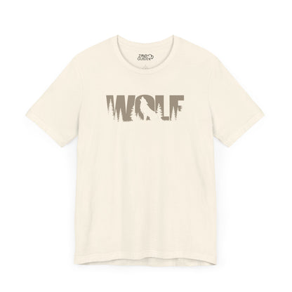 WOLF Color Adult Unisex Tee Shirt by Zoo Guide™