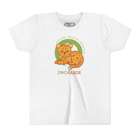 African Leopard in Zoo Guide™ Waypoint Icon Youth Tee Shirt by Zoo Guide™