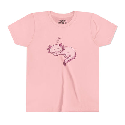 Axolotl Sleeping Youth Tee Shirt by Zoo Guide™
