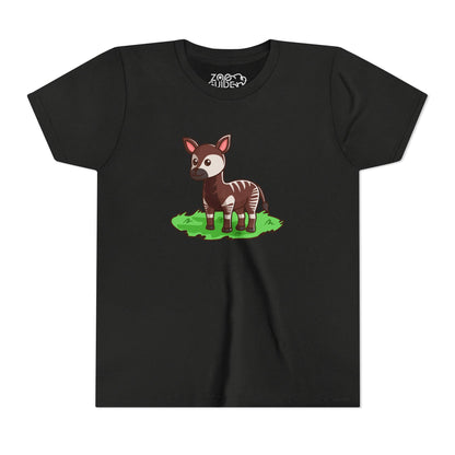 Okapi Kawaii Style Youth Tee Shirt by Zoo Guide™