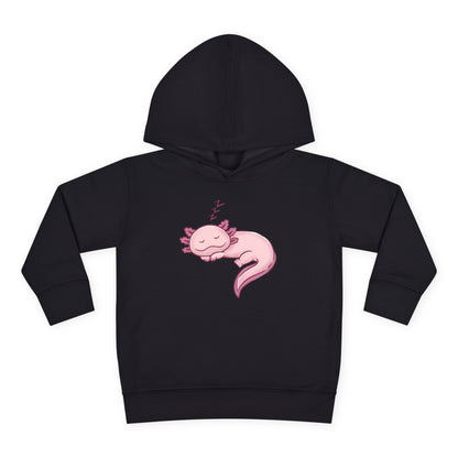 Axolotl Sleeping Toddler Pullover Fleece Hoodie by Zoo Guide™