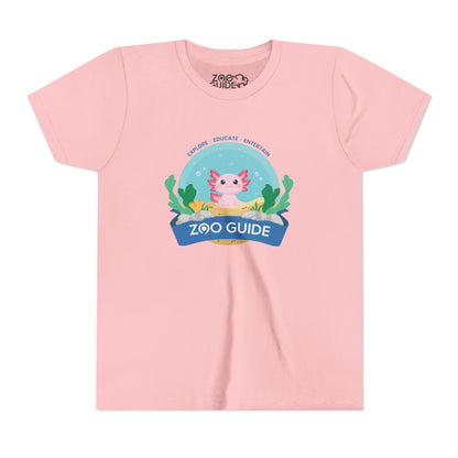 Axolotl Youth Short Sleeve Tee by Zoo Guide™
