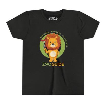 African Lion Grill Master in Zoo Guide™ Waypoint Icon Youth Tee Shirt by Zoo Guide™