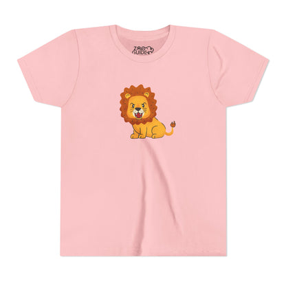 Lion Roaring Youth Tee Shirt by Zoo Guide™