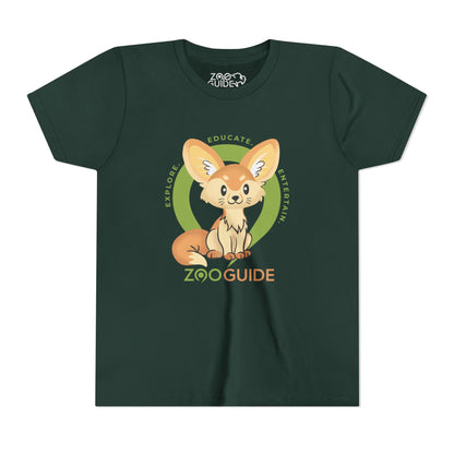 Fennec Fox in Zoo Guide™ Waypoint Icon Youth Tee Shirt by Zoo Guide™