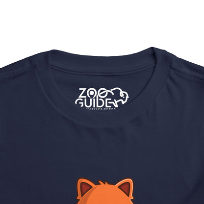 Red Panda Kawaii Style Toddler Tee Shirt by Zoo Guide™