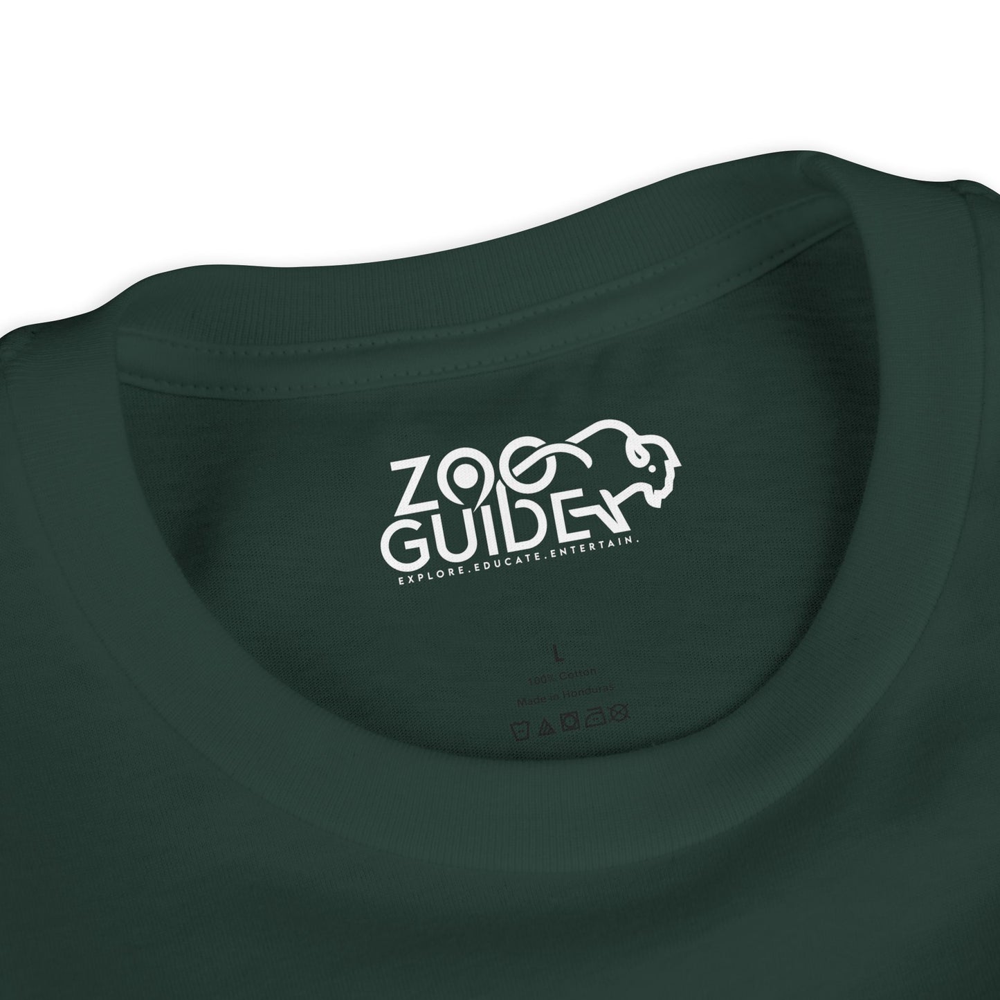 Lion Roaring in Zoo Guide™ Waypoint Icon Youth Tee Shirt by Zoo Guide™