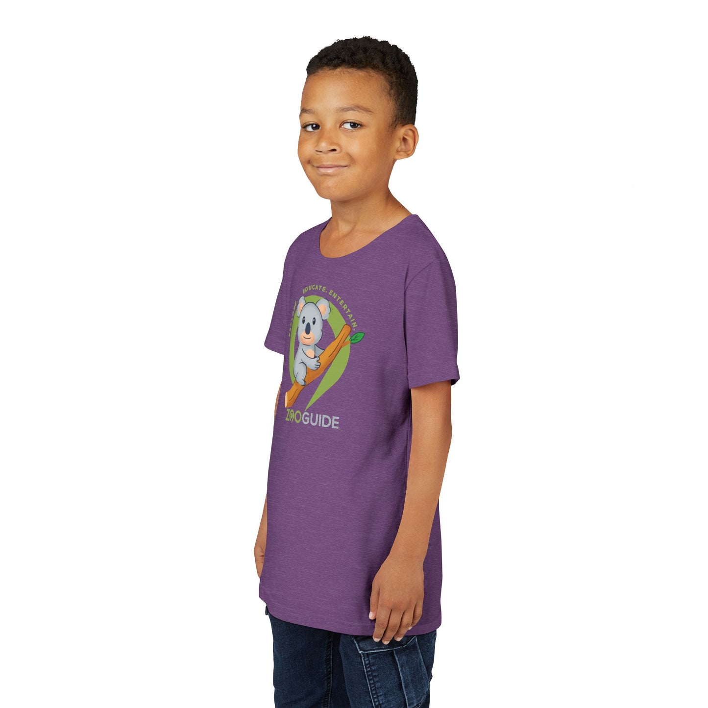 Koala on Branch in Zoo Guide™ Waypoint Icon Youth Tee Shirt by Zoo Guide™