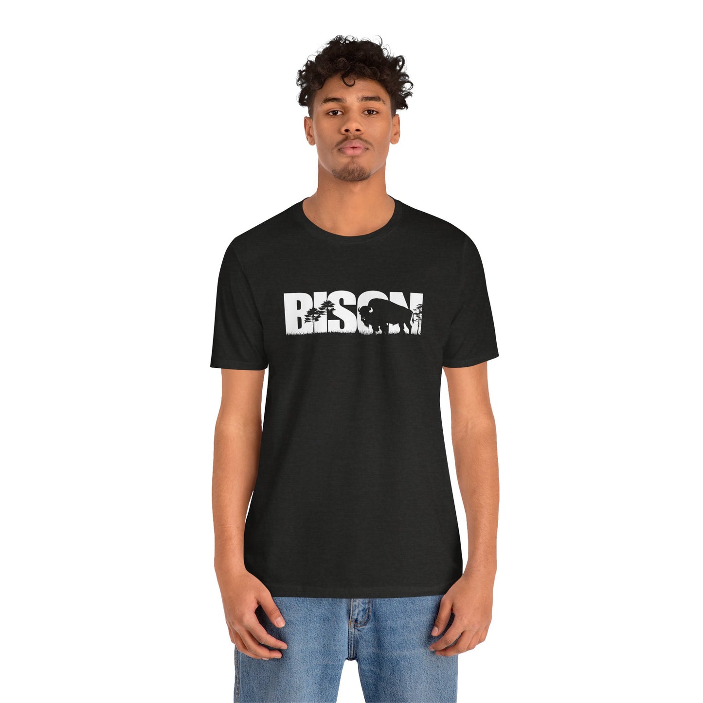 BISON Adult Unisex Tee Shirt by Zoo Guide™