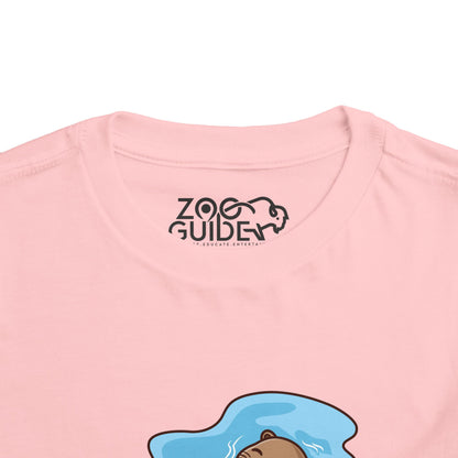 Otter Kawaii Style Toddler Tee Shirt by Zoo Guide™