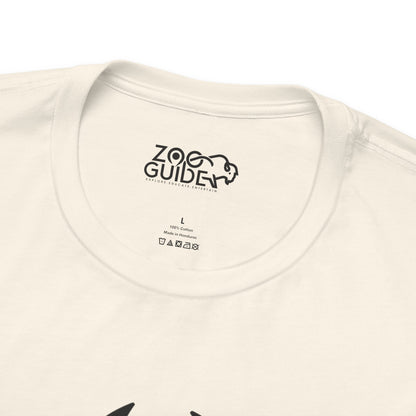 African Lion Print Adult Unisex Tee Shirt by Zoo Guide™