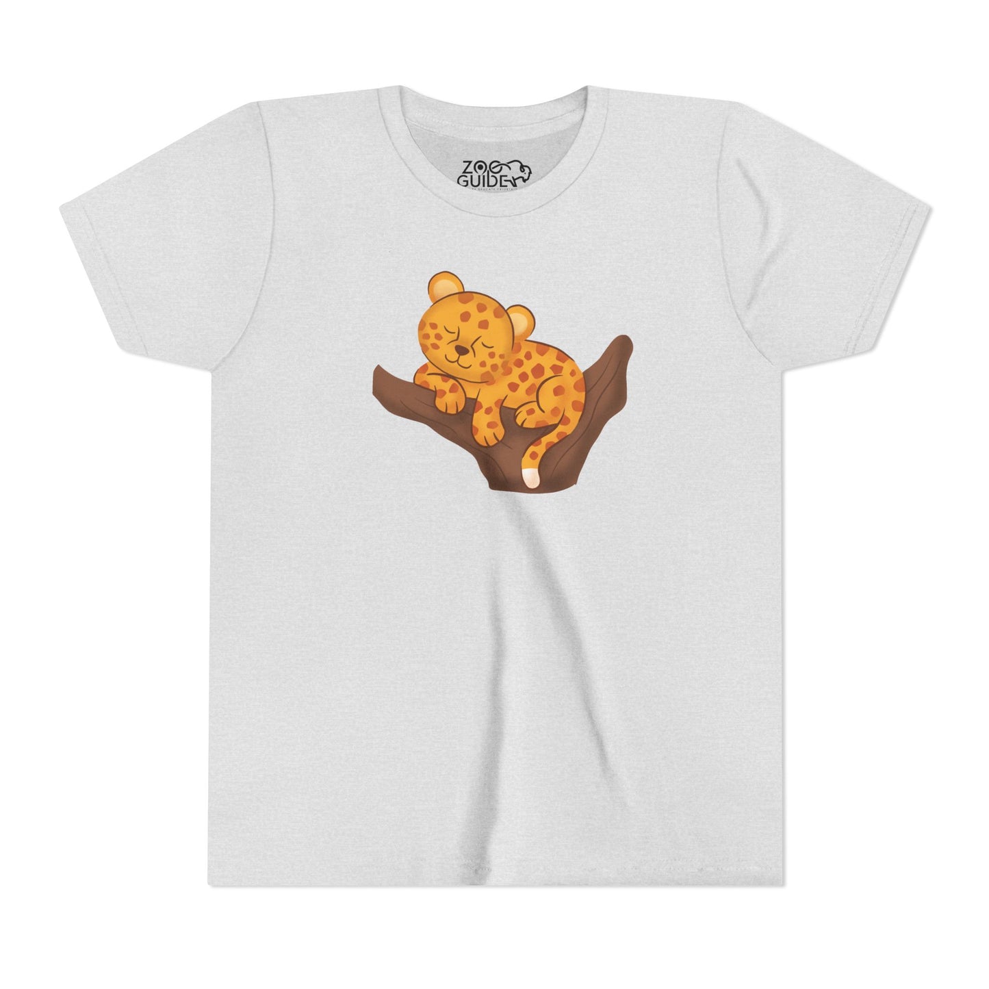 African Leopard in Tree Youth Tee Shirt by Zoo Guide™