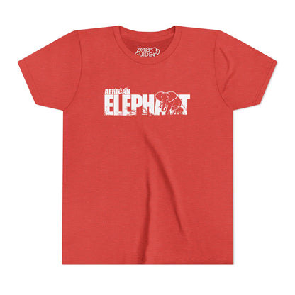 AFRICAN ELEPHANT Youth Tee Shirt by Zoo Guide™