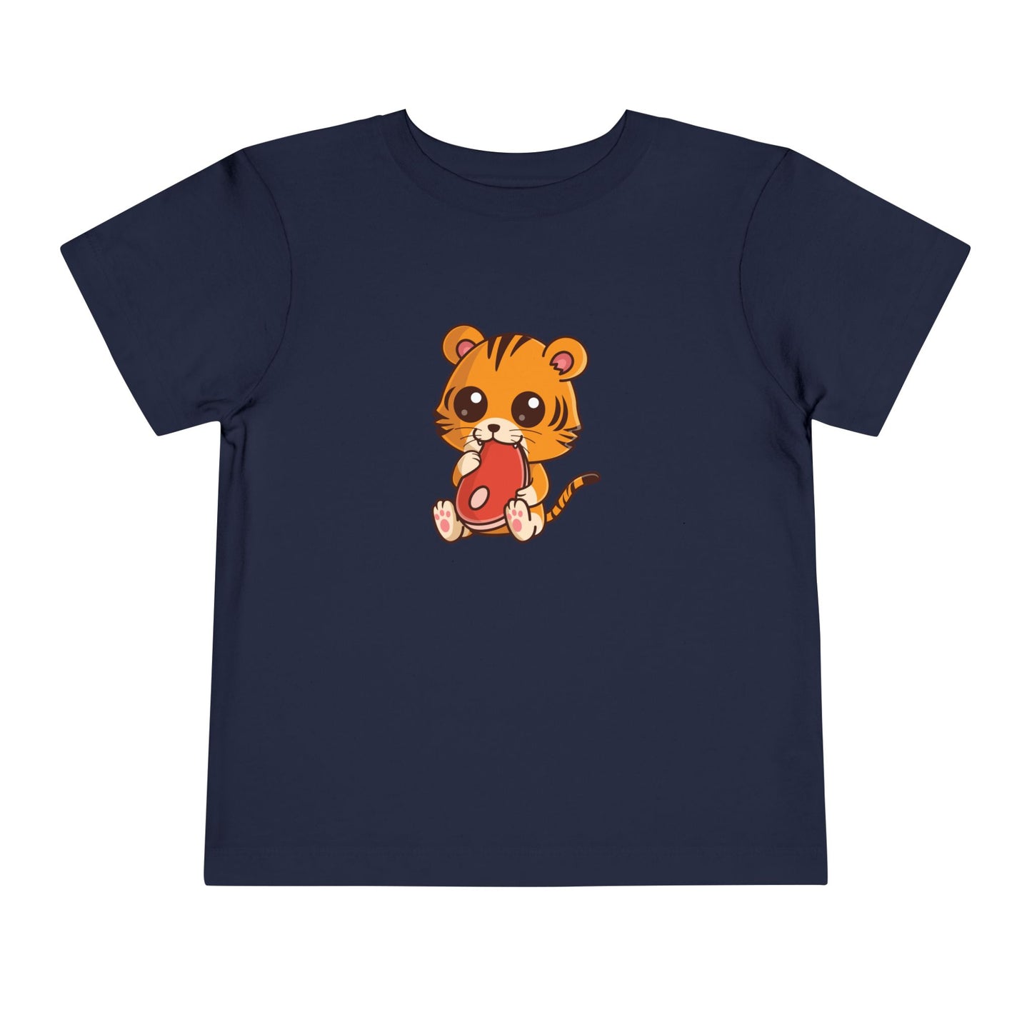 Tiger Snakin' Kawaii Style Toddler Tee Shirt by Zoo Guide™