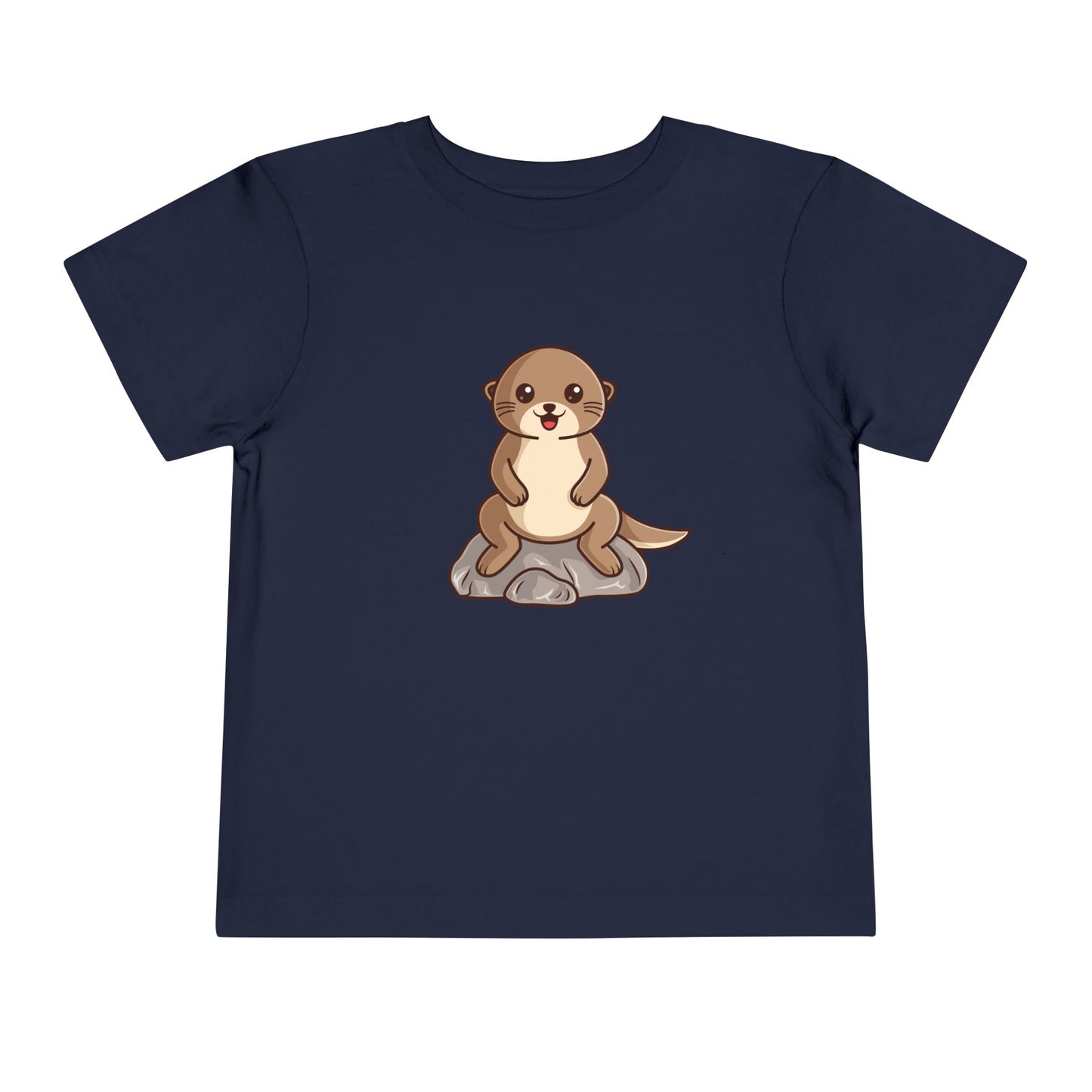 Otter Kawaii Style Toddler Tee Shirt by Zoo Guide™